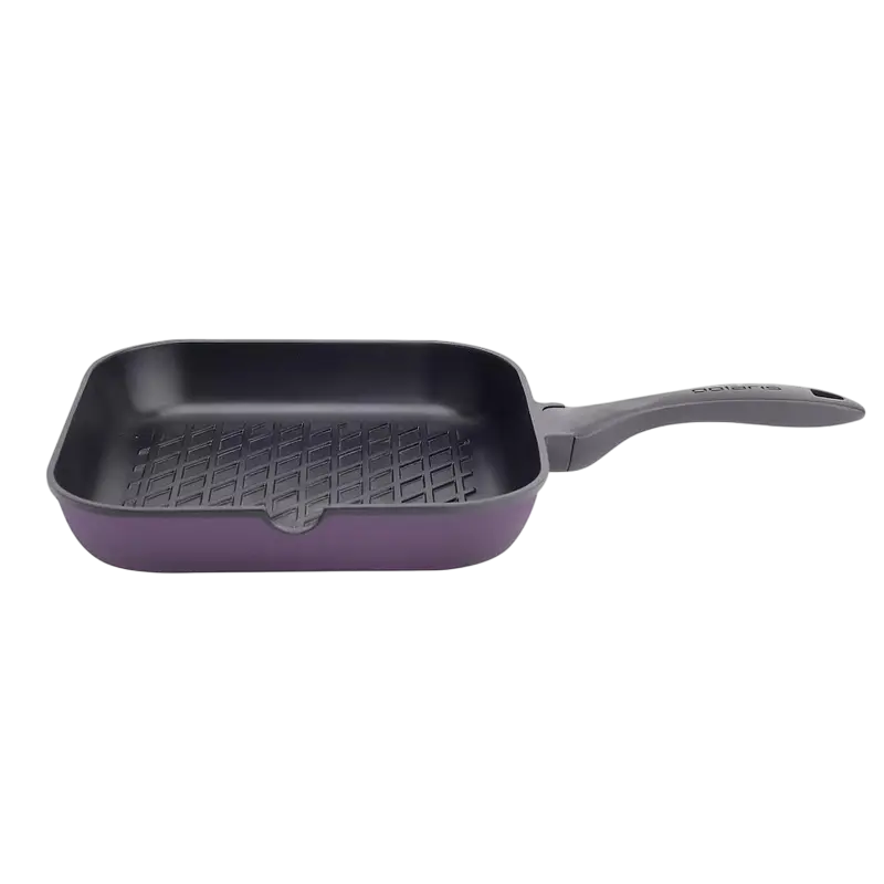 Tigaie-grill Polaris ECO collection-28G, 28cm, Violet - photo