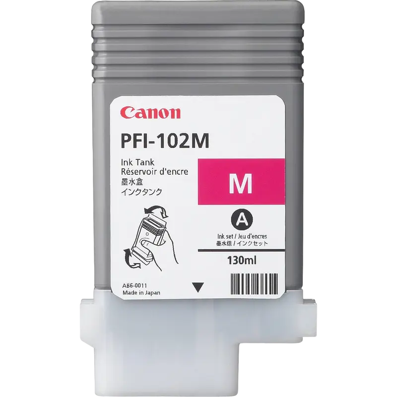 Картридж чернильный Canon PFI-102, 130мл, Пурпурный - photo