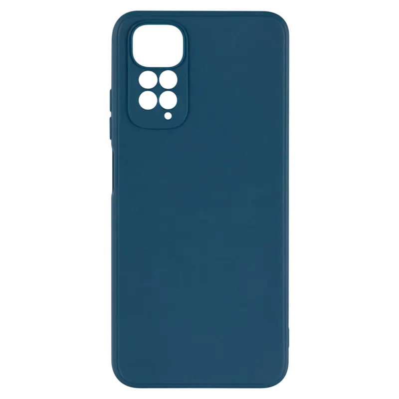 Husă Xcover Xiaomi Redmi Note 11 - Soft Touch (Microfiber), Albastru - photo