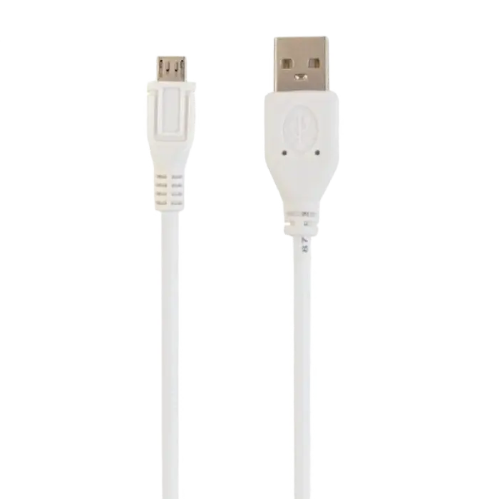 Cablu încărcare și sincronizare Cablexpert CCP-mUSB2-AMBM-W-0.5M, USB Type-A/micro-USB, 0,5m, Alb - photo