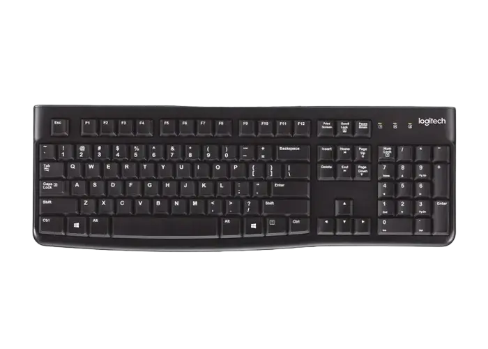Клавиатура Logitech K120, Проводное, Чёрный - photo