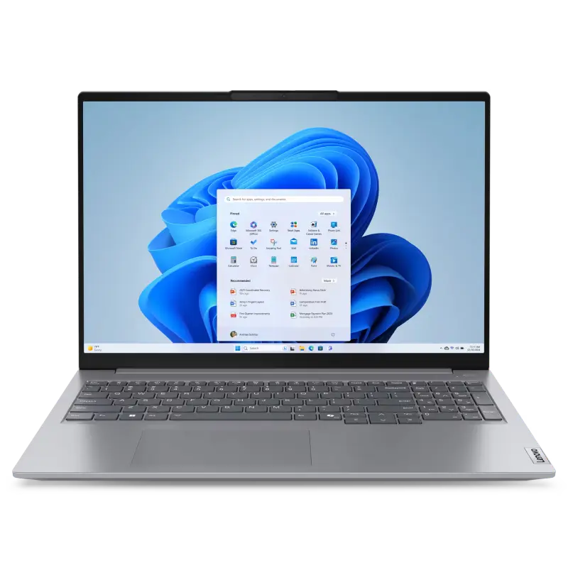 Laptop Business 16" Lenovo ThinkBook 16 G7 ARP, Arctic Grey, AMD Ryzen 5 7535HS, 16GB/512GB, Fără SO - photo