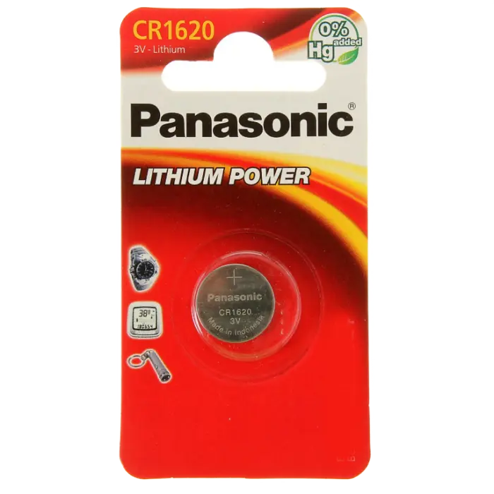 Baterii rotunde Panasonic CR-1620EL, CR1620, 1buc. - photo