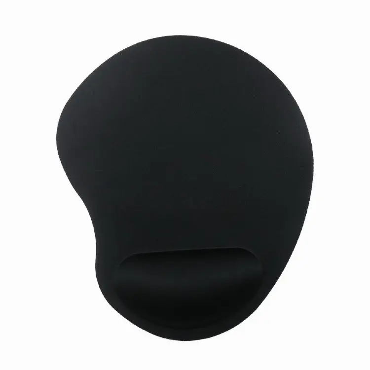 Mouse Pad Gembird MP-ERGO-01, 240 × 200 × 4mm, Cloth, Gel wrist support, Black - photo