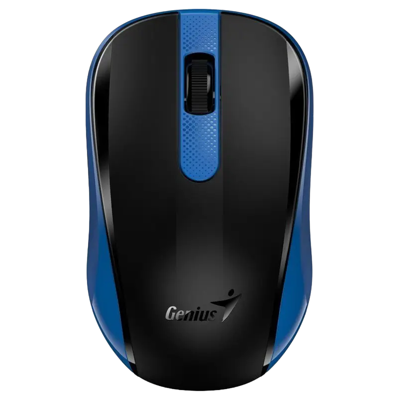 Mouse Wireless Genius NX-8008S, Negru/Albastru - photo