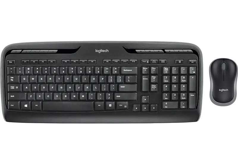 Клавиатура и мышь Logitech MK330, Беспроводное, Чёрный - photo