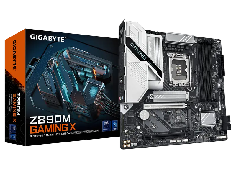 Placă de bază Gigabyte Z890M GAMING X, LGA1851, Intel Z890, Micro-ATX - photo