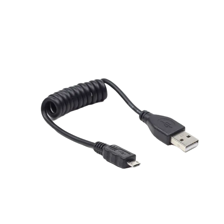 Кабель для зарядки и синхронизации Cablexpert CC-mUSB2C-AMBM-0.6M, USB Type-A/micro-USB, 0,6м, Чёрный - photo