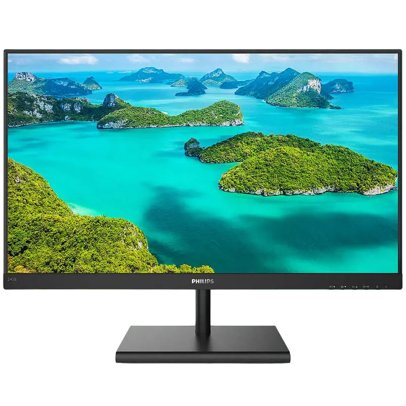 23,8" Монитор PHILIPS 245E1S, IPS 2560x1440 WQHD, Чёрный - photo