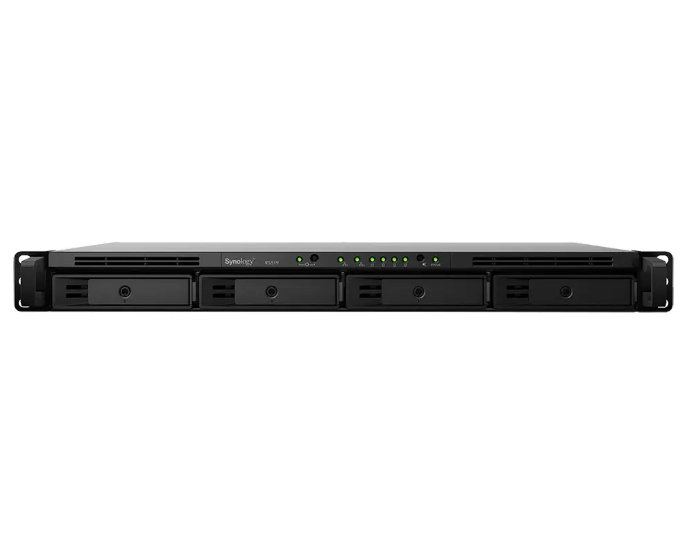 SYNOLOGY "RS819", 4-bay, Realtek 4-core 1.4GHz, 2Gb, 2x1GbE - photo