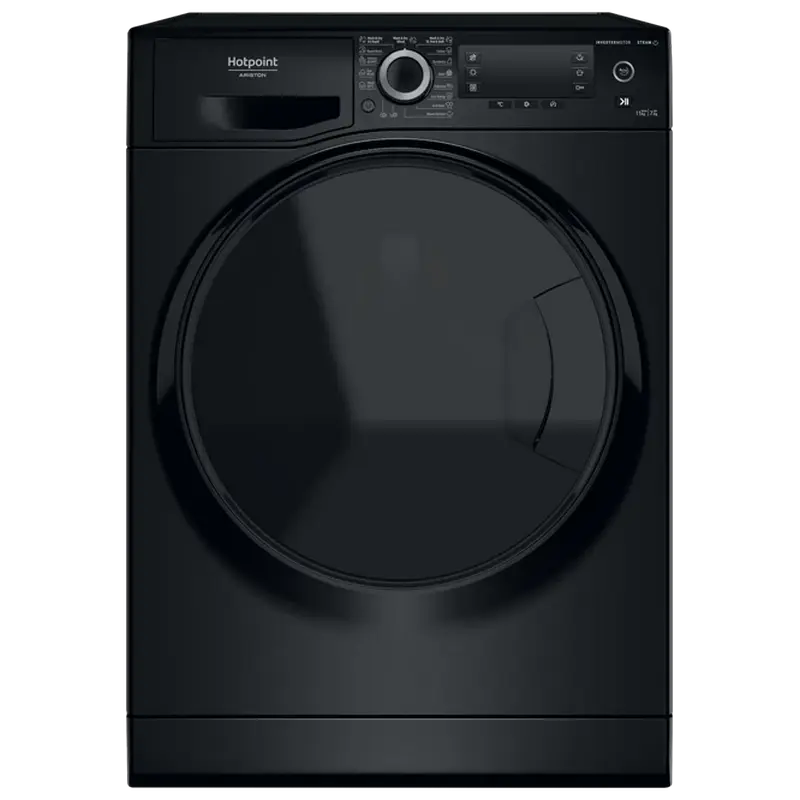 Mașină de spălat cu uscător Hotpoint-Ariston NDD 11725 BDA EE, 11kg, Negru - photo