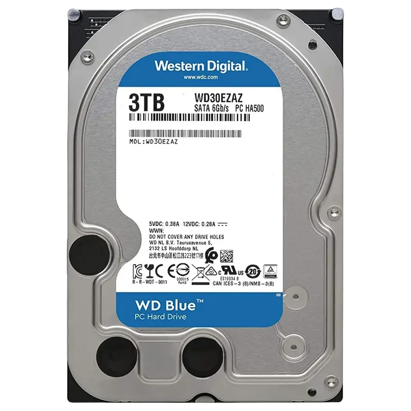 Жесткий диск Western Digital WD Blue, 3.5", 3 ТБ <WD30EZAZ> - photo