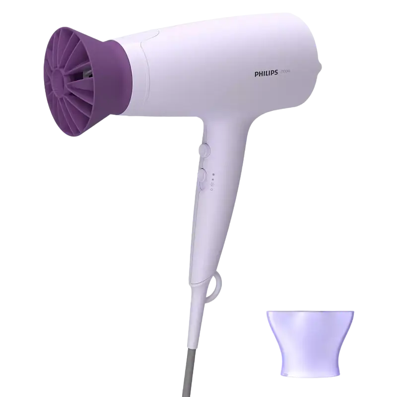 Uscător de păr Philips BHD341/10, 2100 W, Violet - photo