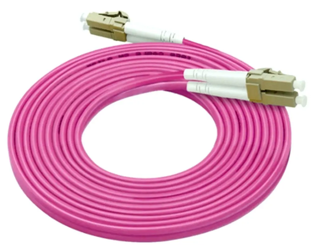 Fiber optic patch cords, Multimode OM4, LC-LC Duplex,10M - photo
