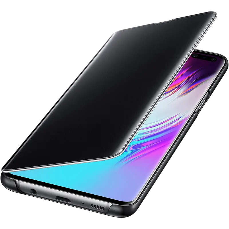 Чехол книжка Samsung Clear view Cover for Galaxy S10E, Чёрный - photo