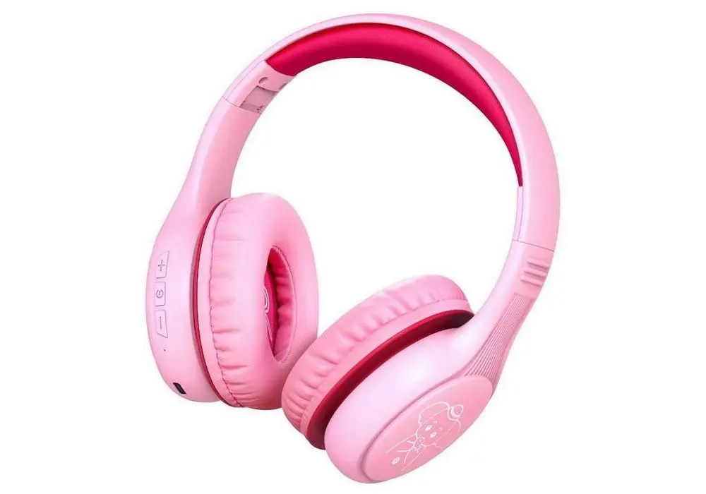 XO Bluetooth Headphones Kids, BE26 stereo, Pink - photo