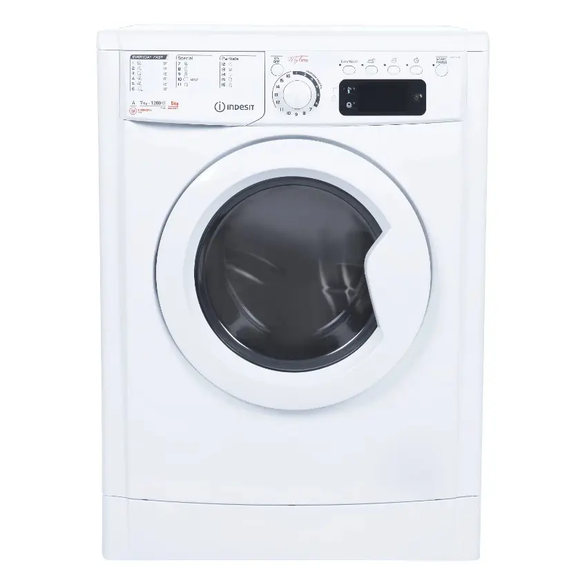 Mașină de spălat cu uscător Indesit EWDE 71280 W, 7kg, Alb - photo