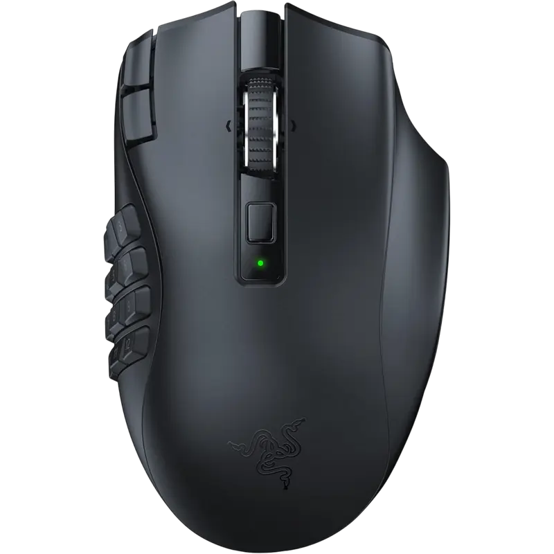 Беcпроводная мышь Razer Naga V2 HyperSpeed, Чёрный - photo