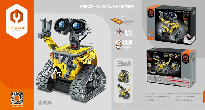 Constructor cu telecomandă iM.Master 3in1 Robot - photo