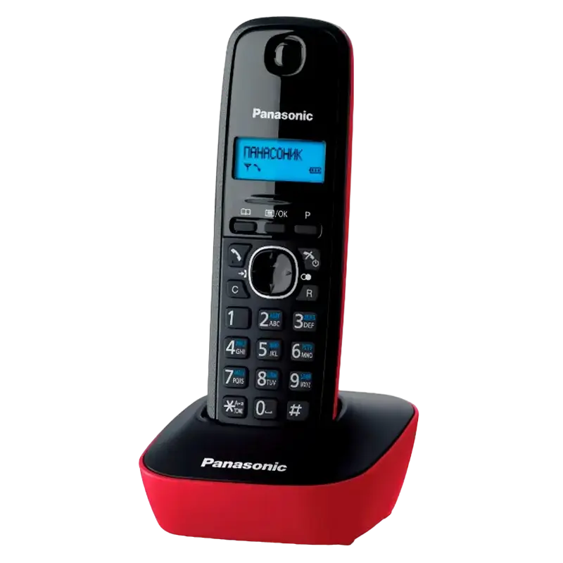 Telefon DECT Panasonic KX-TG1611, Roșu - photo
