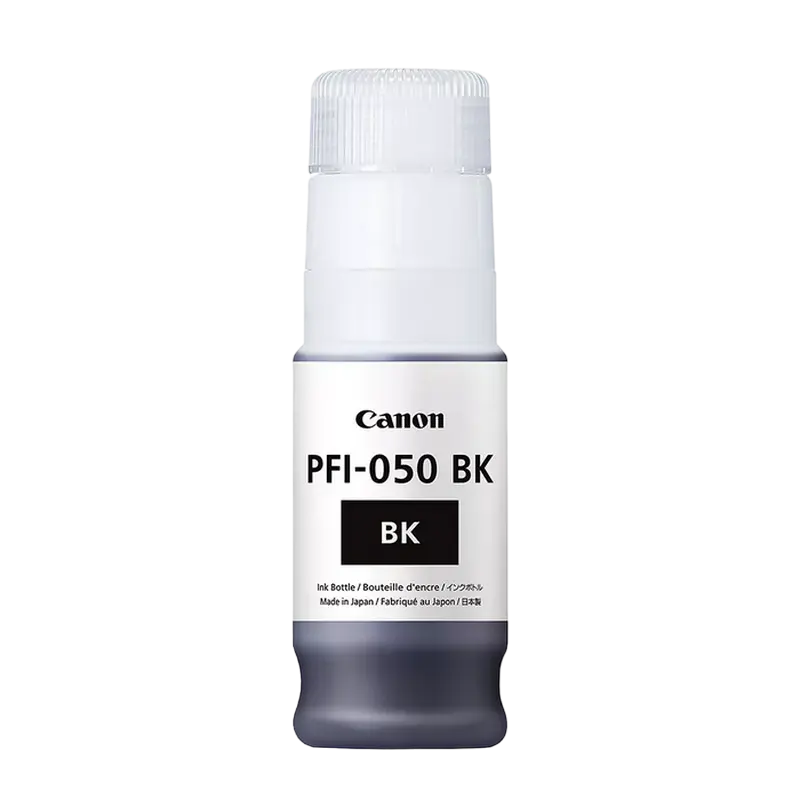 Картридж чернильный Canon PFI-050 BK, 70мл, Чёрный - photo