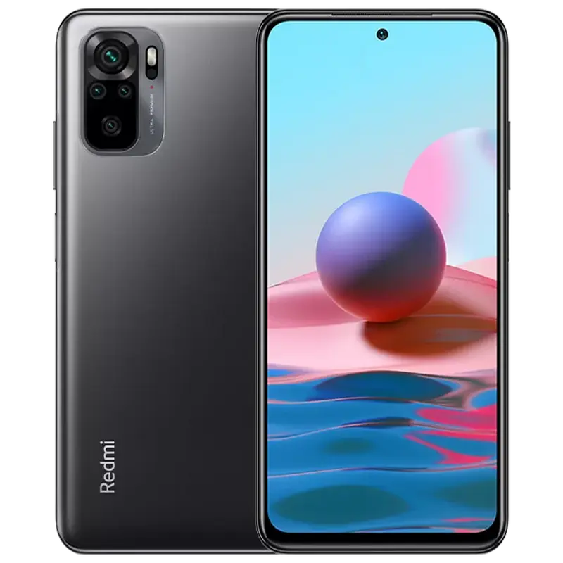 Смартфон Xiaomi Redmi Note 10, 128Гб/4Гб, Серый - photo