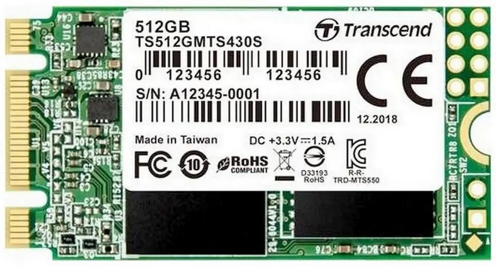 Unitate SSD Transcend 430S, 512GB, TS512GMTS430S