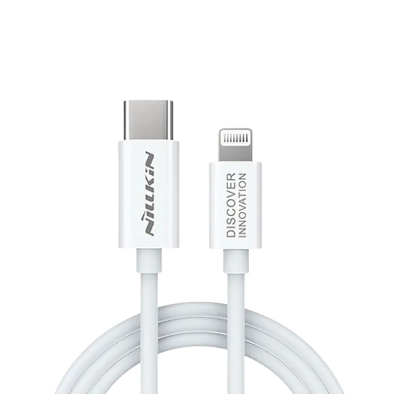 Cablu încărcare și sincronizare Nillkin PD Superspeed, MFI, USB Type-C/Lightning, 1,2m, Alb - photo