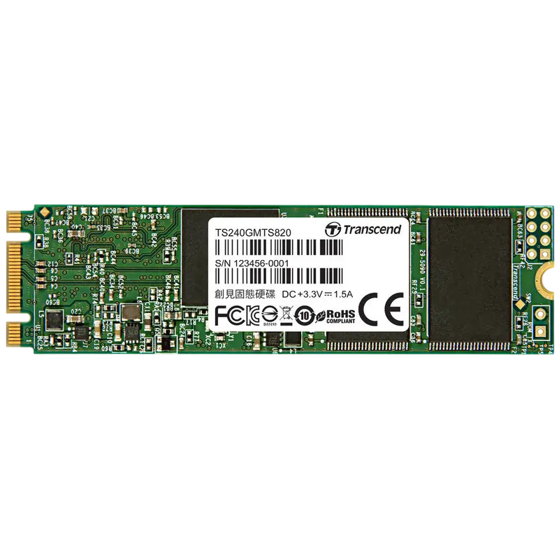 Накопитель SSD Transcend 820S, 240Гб, TS240GMTS820S - photo