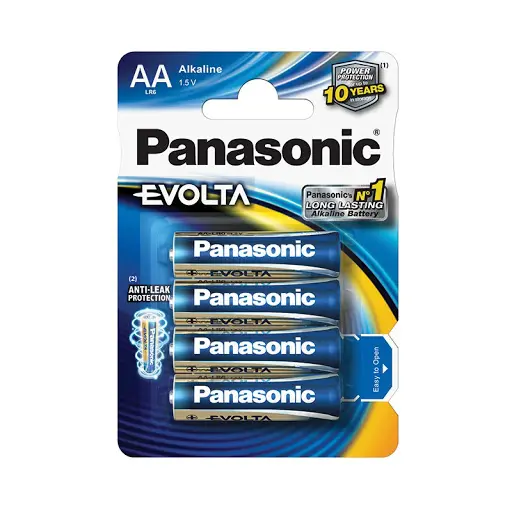 Panasonic   "EVOLTA" AA Blister *4, Alkaline, LR6EGE/4BP - photo
