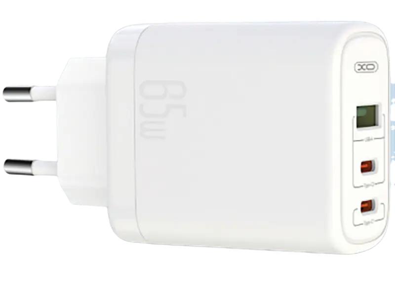 Зарядное устройство XO CE04A, 65Вт, Белый - photo