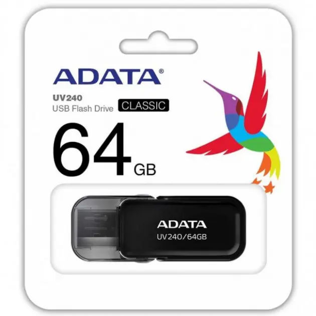 Memorie USB ADATA UV240, 64GB, Negru