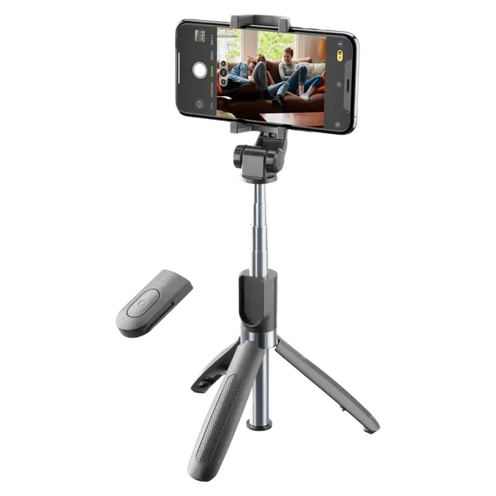 Selfie Stick Cellularline Freedom - Universal, Negru - photo
