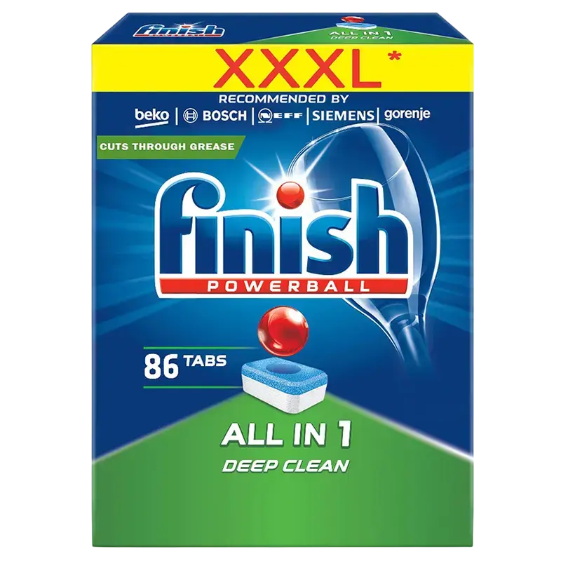 Капсулы All in One Finish Powerball, 86 шт - photo