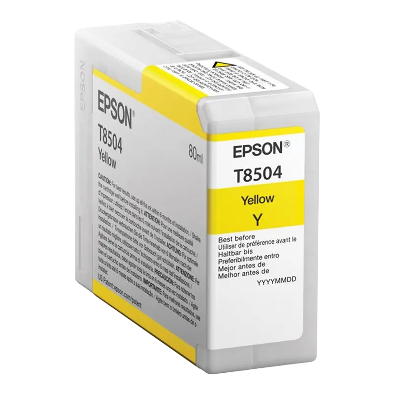 Cartuș de cerneală Epson T850 UltraChrome HD, 80ml, Galben - photo