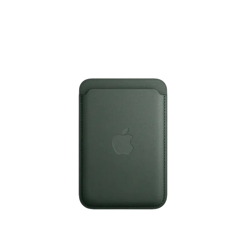 Husă Portmoneu Apple iPhone FineWoven Wallet with MagSafe, Evergreen - photo