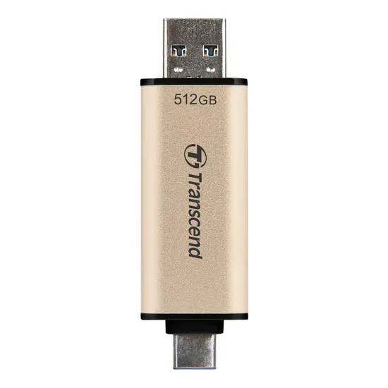 Memorie USB Transcend JetFlash 930C, 512GB, Auriu - photo