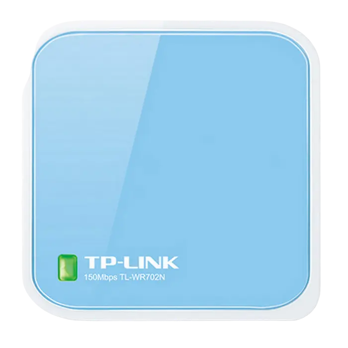 Беспроводной маршрутизатор TP-LINK TL-WR702N, Голубой - photo