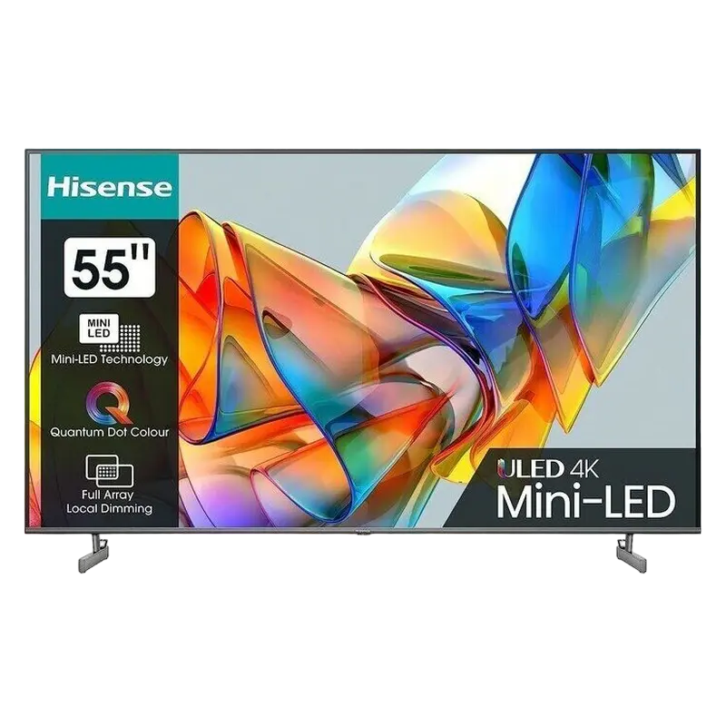 55" LED SMART TV Hisense 55U6KQ, 3840x2160 4K UHD, VIDAA U6.0, Gri - photo