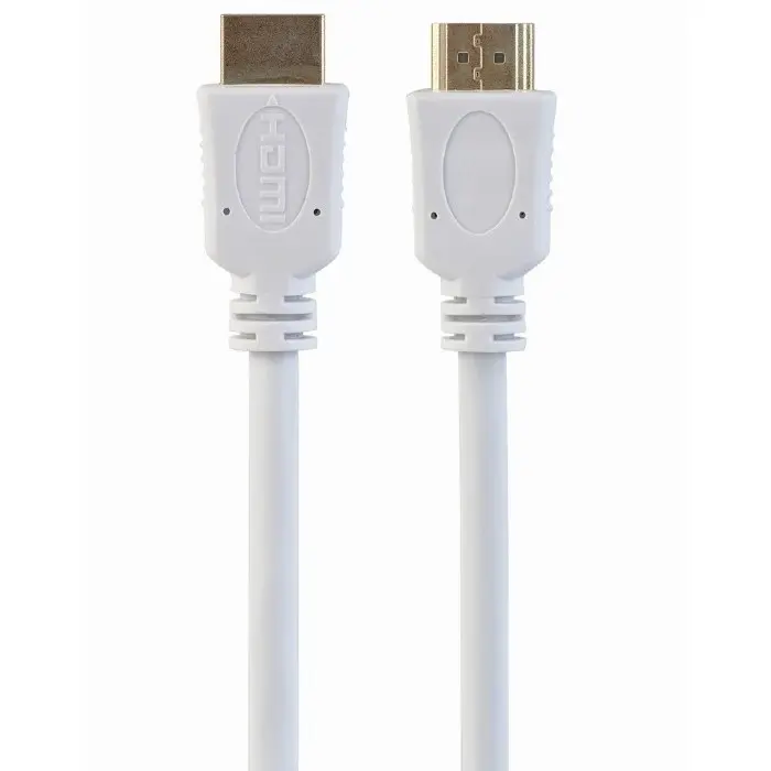 Cablu Video Cablexpert CC-HDMI4-W-6, HDMI (M) - HDMI (M), 1,8m, Alb - photo