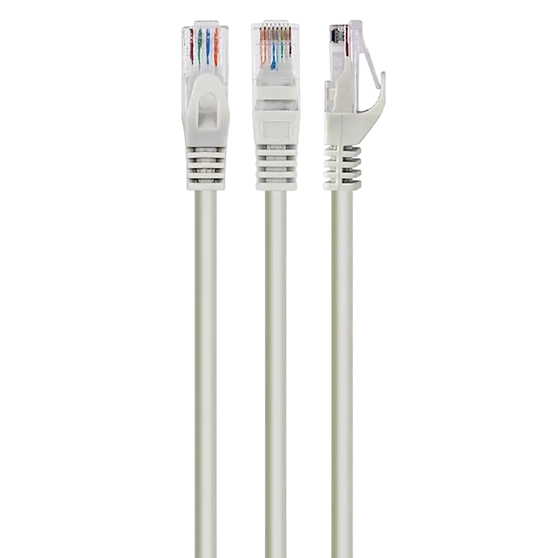 Патч-корд Cablexpert PP6U-3M, Cat6 UTP, 3м, Серый - photo