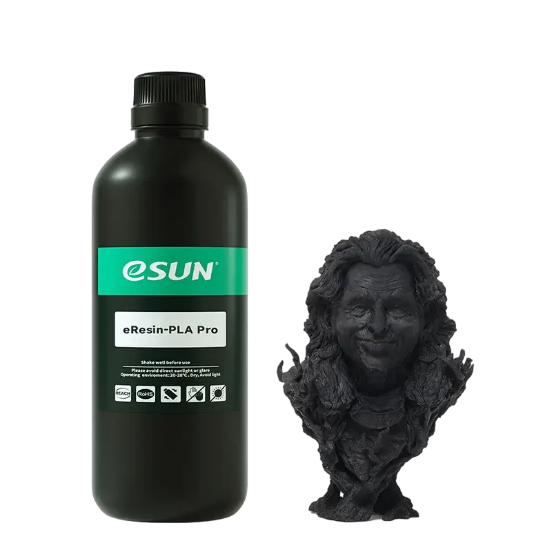 Филамент для 3D-принтера ESUN eResin PLA, Черный, 0,5кг - photo