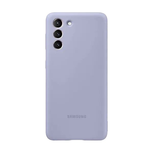 Husă Samsung Silicone Cover for Galaxy S21, Violet - photo