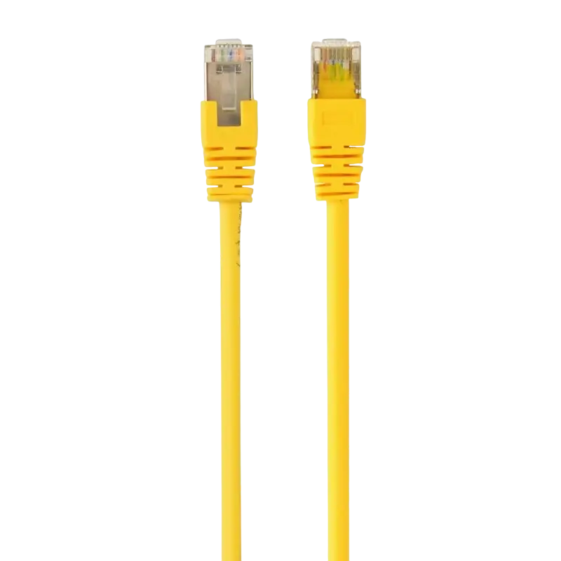 Patch cord Cablexpert PP22-1M/Y, Cat5e FTP, 1m, Galben - photo