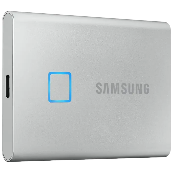 SSD portabil extern Samsung Portable SSD T7 Touch,  1 TB, White (MU-PC1T0S/WW) - photo