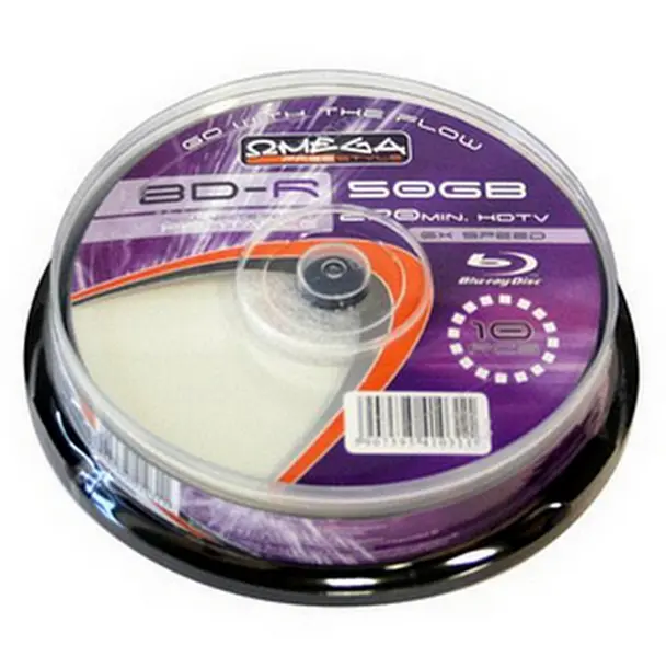 Disc Optic Omega Blu-Ray, 10 buc, Cake - photo