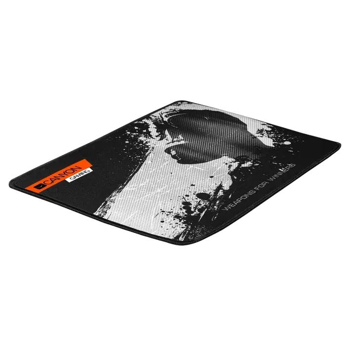 Игровой коврик для мыши Canyon MP-3, Medium, Чёрный/Серый - photo
