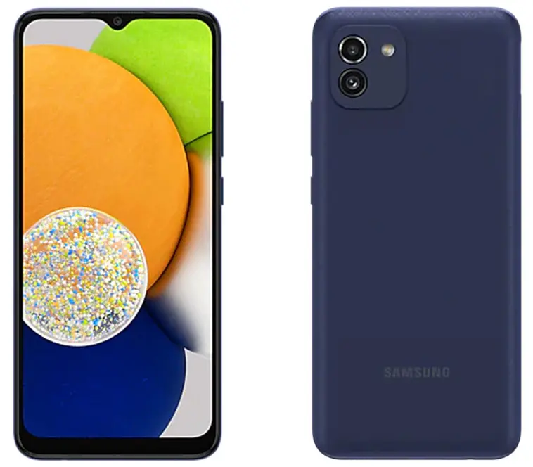 Смартфон Samsung Galaxy A03, 4Гб/64Гб, Синий - photo