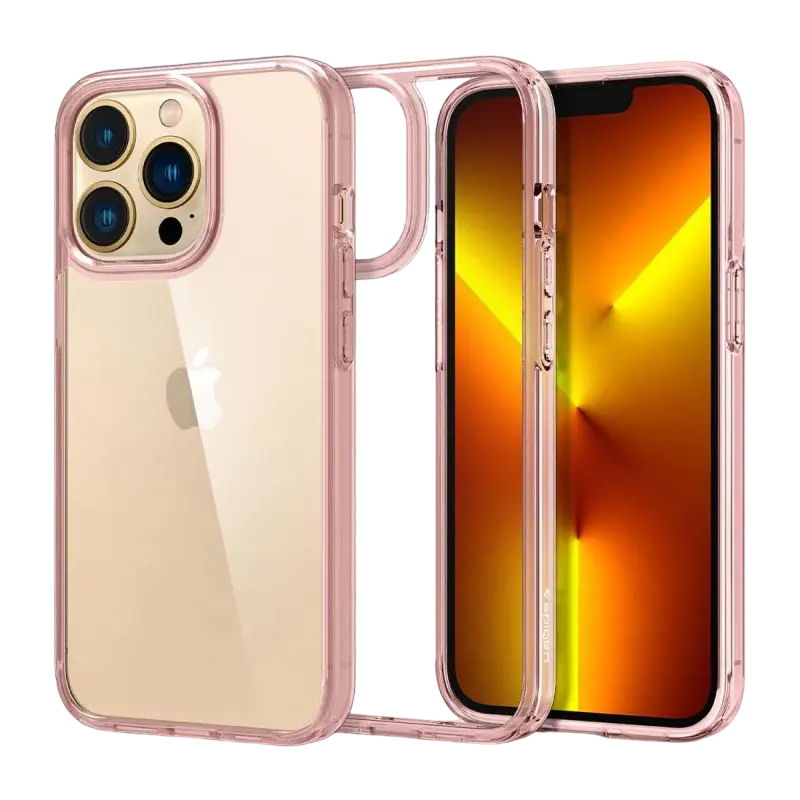 Husă Spigen iPhone 13, Ultra Hybrid, Rose Crystal - photo