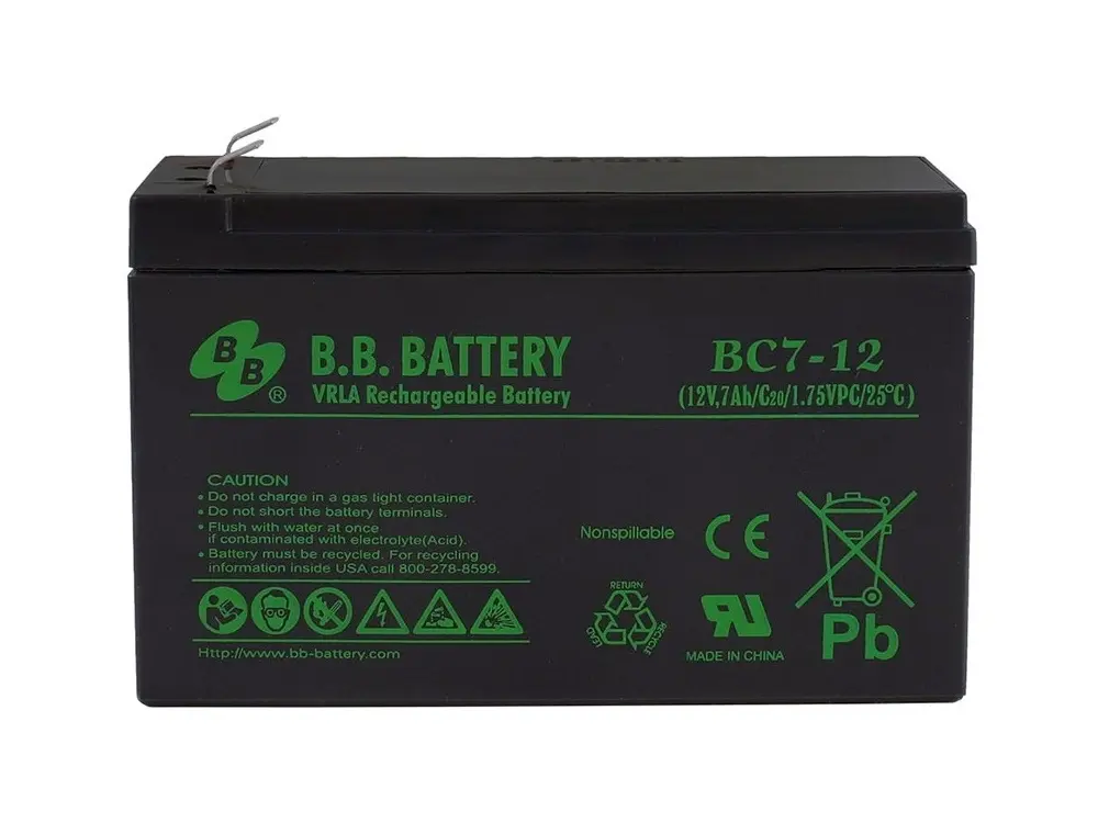 Baterie UPS 12V/   7AH T2 B.B. BC7-12, 3-5 Years  - photo